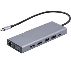 Station d'accueil USB-C 14 en 1 triple écran PD 100W