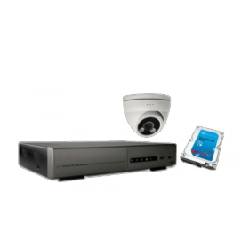 afficher l'article Kit de vidéosurveillance IP DEXLAN NVR 2To + 1 caméra dome