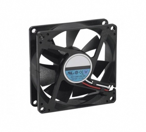 Ventilateur extra silencieux pour boitier 12V 3 fils 80x80x25