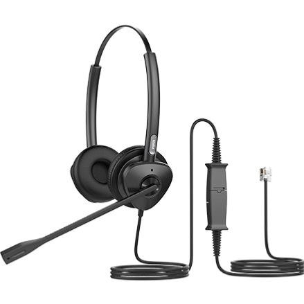 Casque filaire QD + RJ9 binaural FANVIL HT302 QD