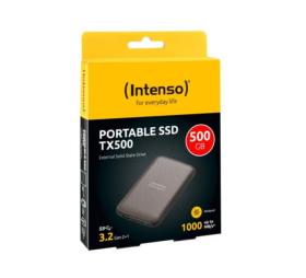 Disque SSD externe USB 3.2 Intenso TX500 500 Go