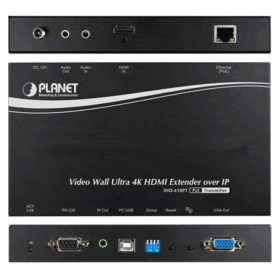 Transmetteur HDMI 4K USB sur IP Planet IHD-410PT