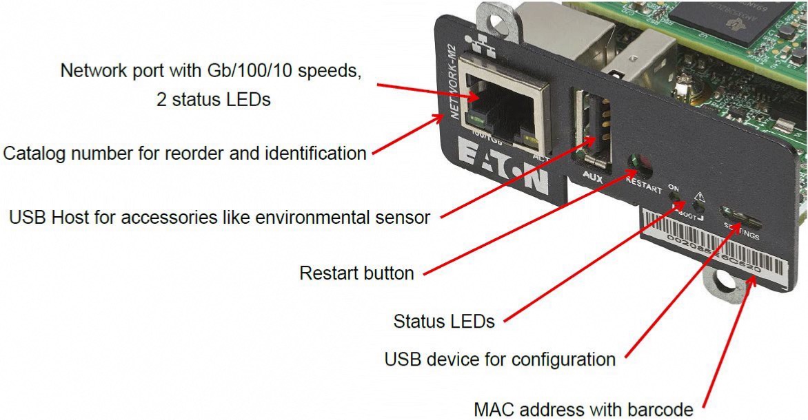 Achat carte SNMP/ NetworkM2 pour onduleurs Eaton