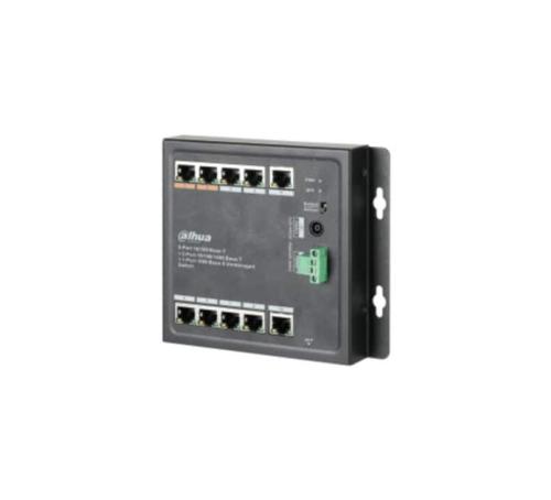 Switch 11 ports 8 PoE+ 96W Dahua PFS3111-8ET-96-F