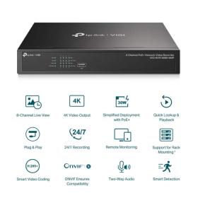 NVR 8 canaux 8 RJ45 PoE HDMI/VGA 1 HDD VIGI