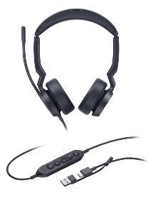 Casque USB A/C binaural Teams et UC Yealink UH44