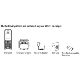 Combiné téléphonique DECT additionnel W52H Yealink