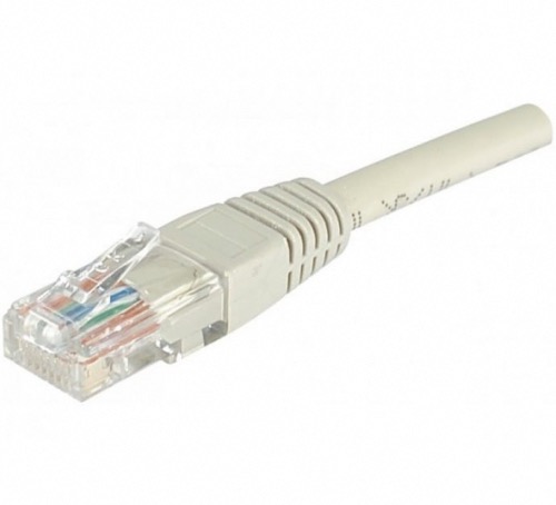 Cable 1,5 m gris catégorie 6 non blindé U/UTP