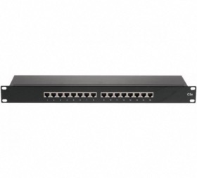 Panneau de brassage 19 CAT5E STP 16 ports