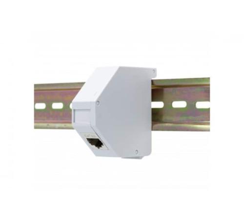 Support 1 port Keystone en ABS pour Rail DIN