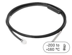 Capteur de température -200° à +160°C Pt100 Frost 3 m