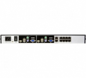 Commutateur KVM IP matriciel 2 consoles et 8 ports