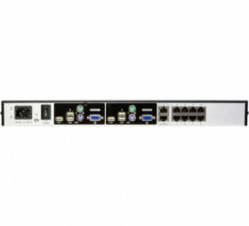 Commutateur KVM IP matriciel 2 consoles et 8 ports