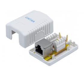 Boitier mural 1 prise RJ45 CAT6a STP