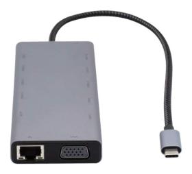 Station d'accueil USB-C 14 en 1 triple écran PD 100W