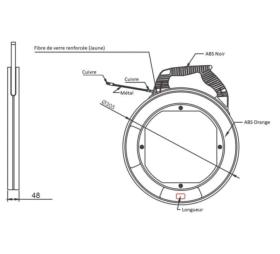 Aiguille de tirage fibre de verre 30 m