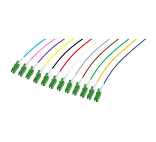 Pigtails OS2 LC/APC simplex LS0H 2 mètres par 12