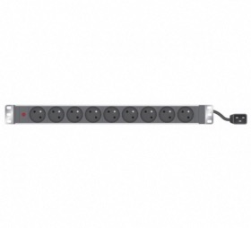 9 prises lectriques rackables cordon IEC C20