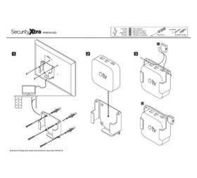 Support Vesa sécurisé pour Apple TV 4 & 4K SecurityXtra