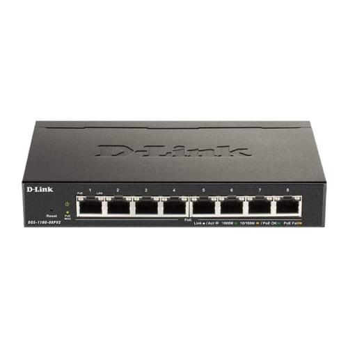 Switch D-LINK EasySmart 8 ports giga PoE+ 64W