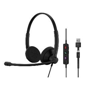 Casque stéréo USB A/C Epos Impact 100 UC Teams