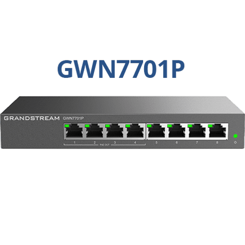 Switch 8 ports gigabit 4 PoE+ 60W Grandstream