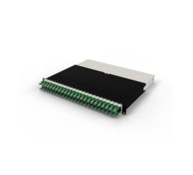 Panneau Patchbox One 24 RJ45 Cat6a UTP 0,8 m 8U verts