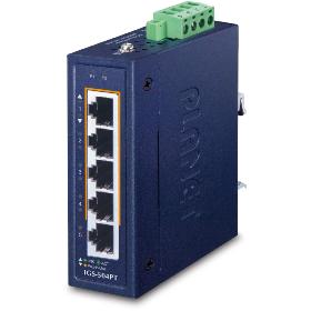 Switch industriel 5 ports 4 PoE+ 120W Planet IGS-504PT