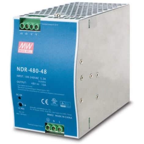 Alimentation industrielle sur rail DIN 48V 480W