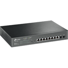 afficher l'article Switch 8 ports giga PoE+ 2 SFP TP-Link T1500G-10MPS