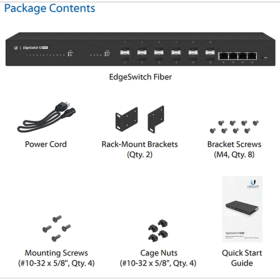 EdgeSwitch 12 ports SFP 2 ports RJ45 giga Ubiquiti
