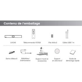 Barre vidéo intelligente Yealink Visio USB UVC40