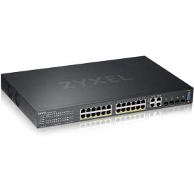 Switch 24 ports giga PoE+ 375W 4 SFP Zyxel GS2220-28HP