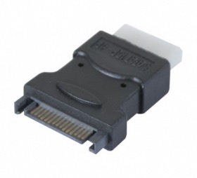 Adaptateur alimentation SATA vers Molex monobloc